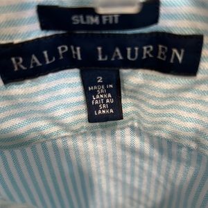Ralph lauren slim fit woven long sleeved shirt